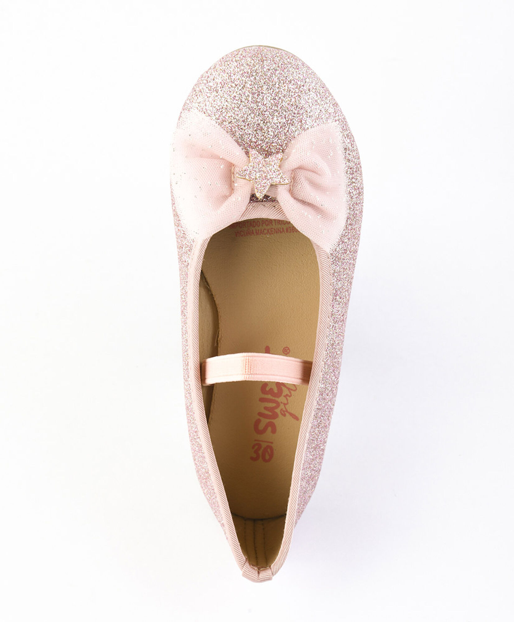 Ballerina infantil (26 a 31) cinta brillos pink Ballerina infantil (26 a 31) cinta brillos pink