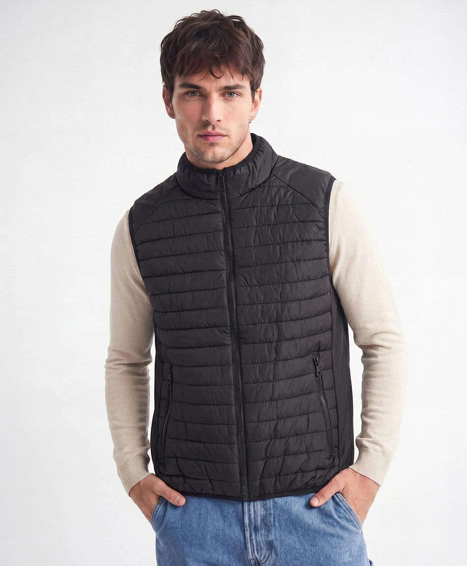 Parka hombre sin mangas acolchada