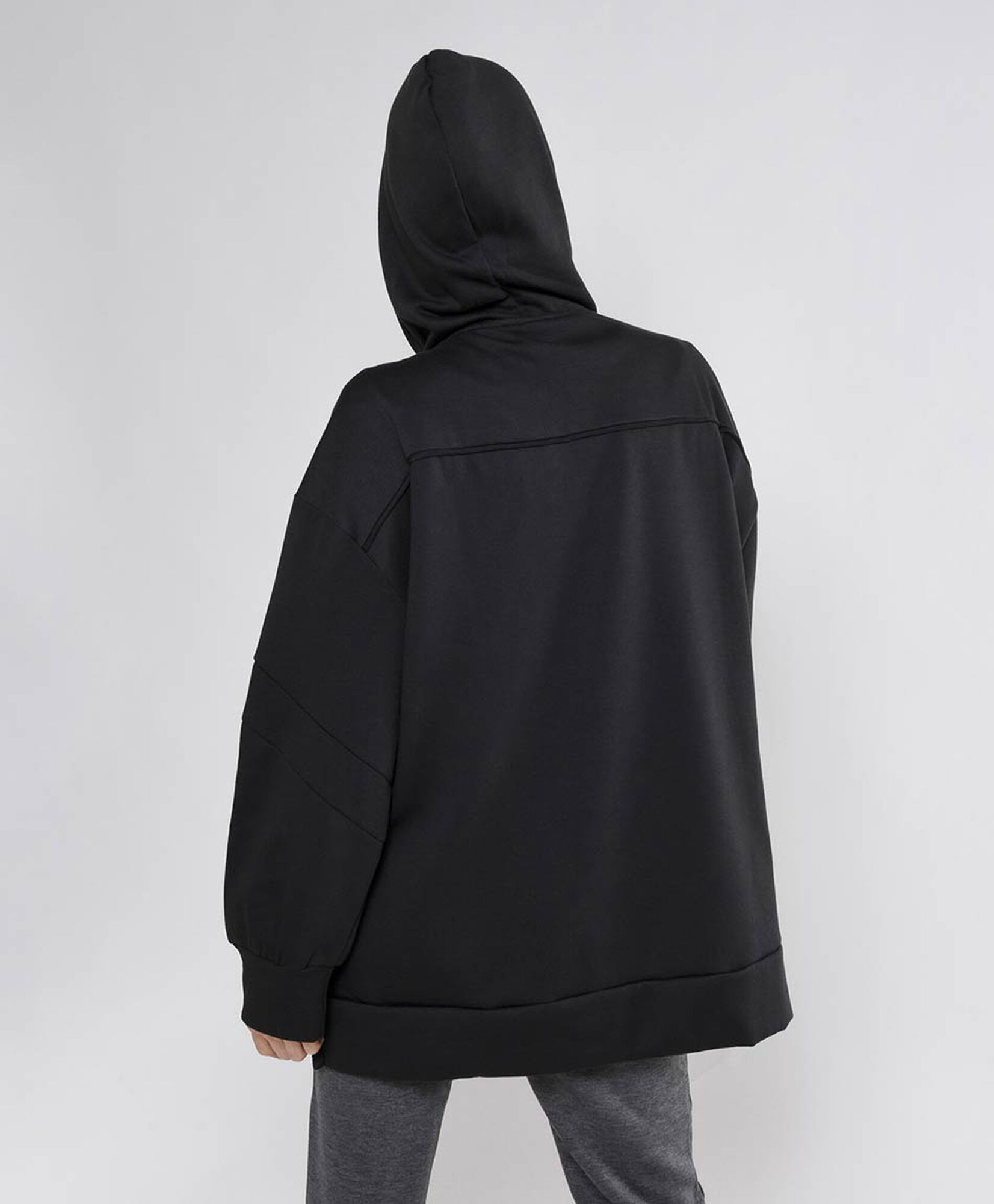 Polerón mujer liso oversize extra largo Polerón mujer liso oversize extra largo