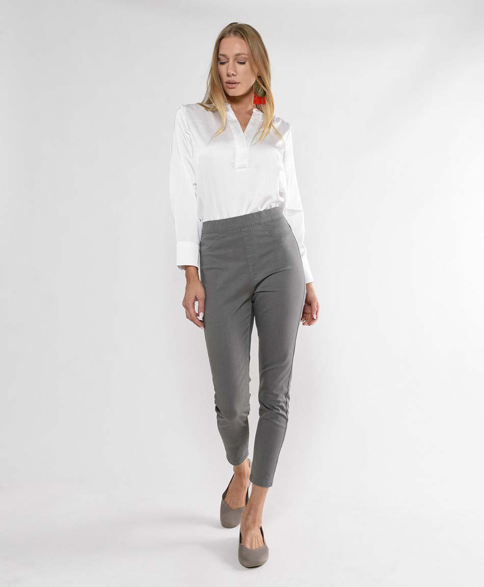 Pantal&oacute;n mujer liso skinny fit