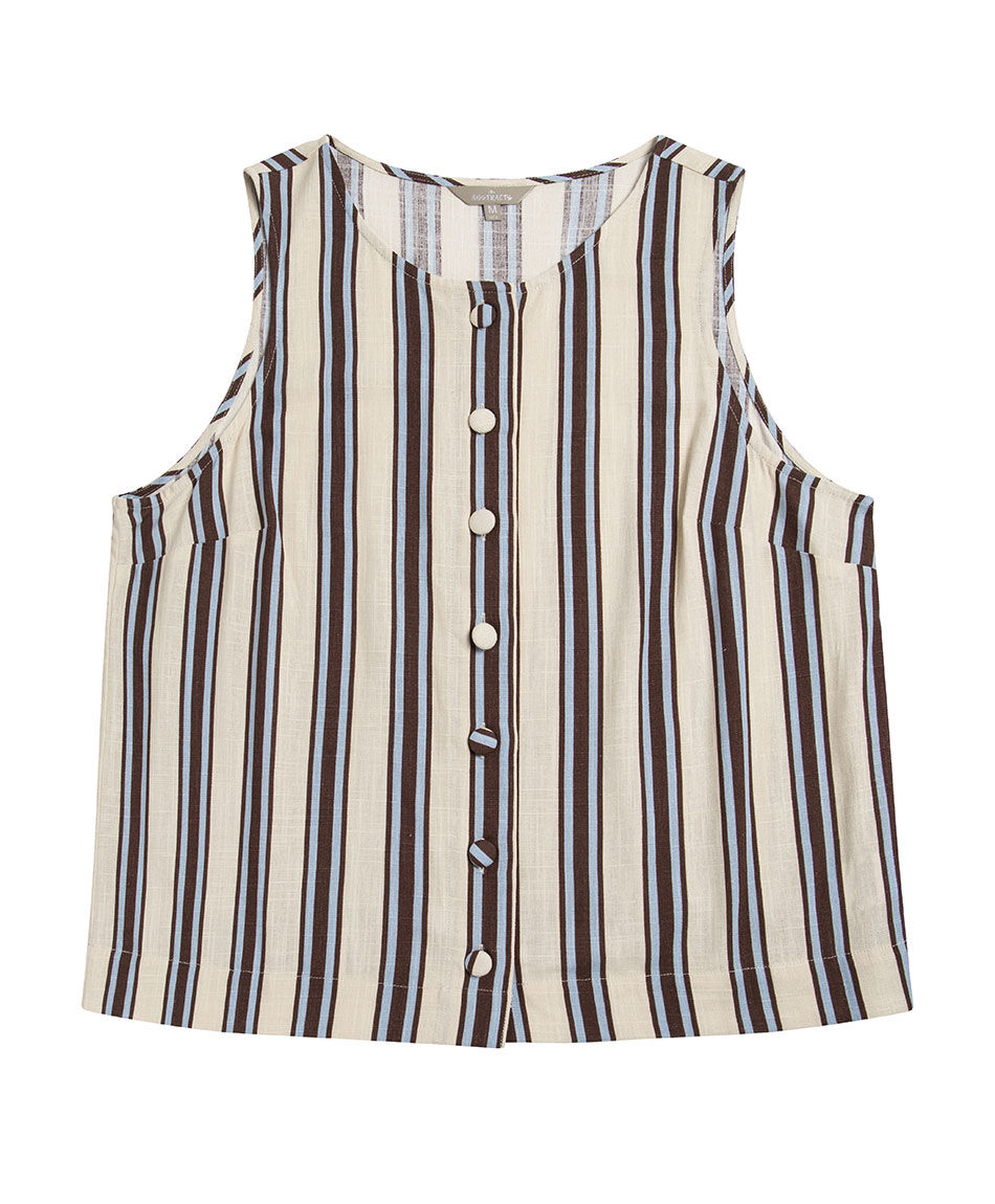 Blusa mujer vest l&iacute;neas