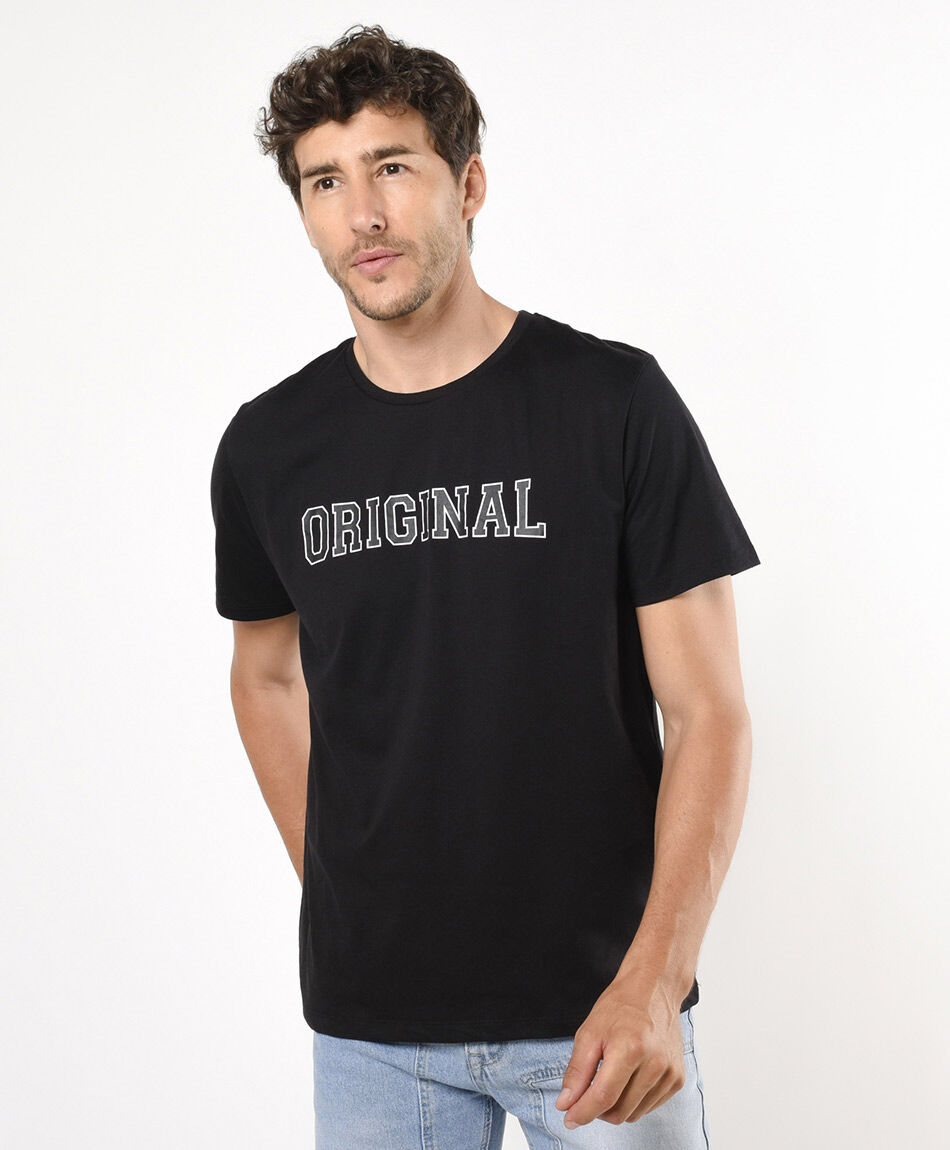 Polera hombre estampado original
