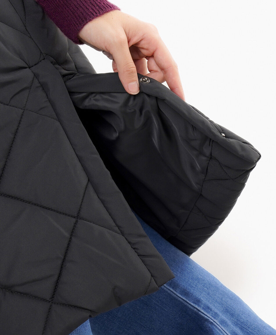 Parka mujer larga sin mangas