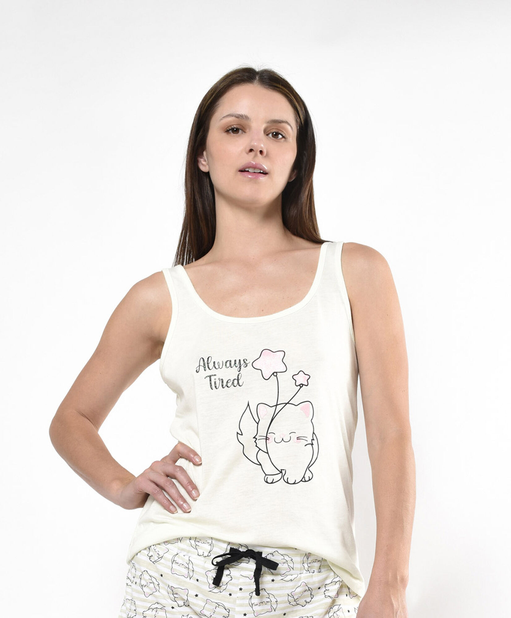 Pijama mujer gatitos 2 piezas Pijama mujer gatitos 2 piezas