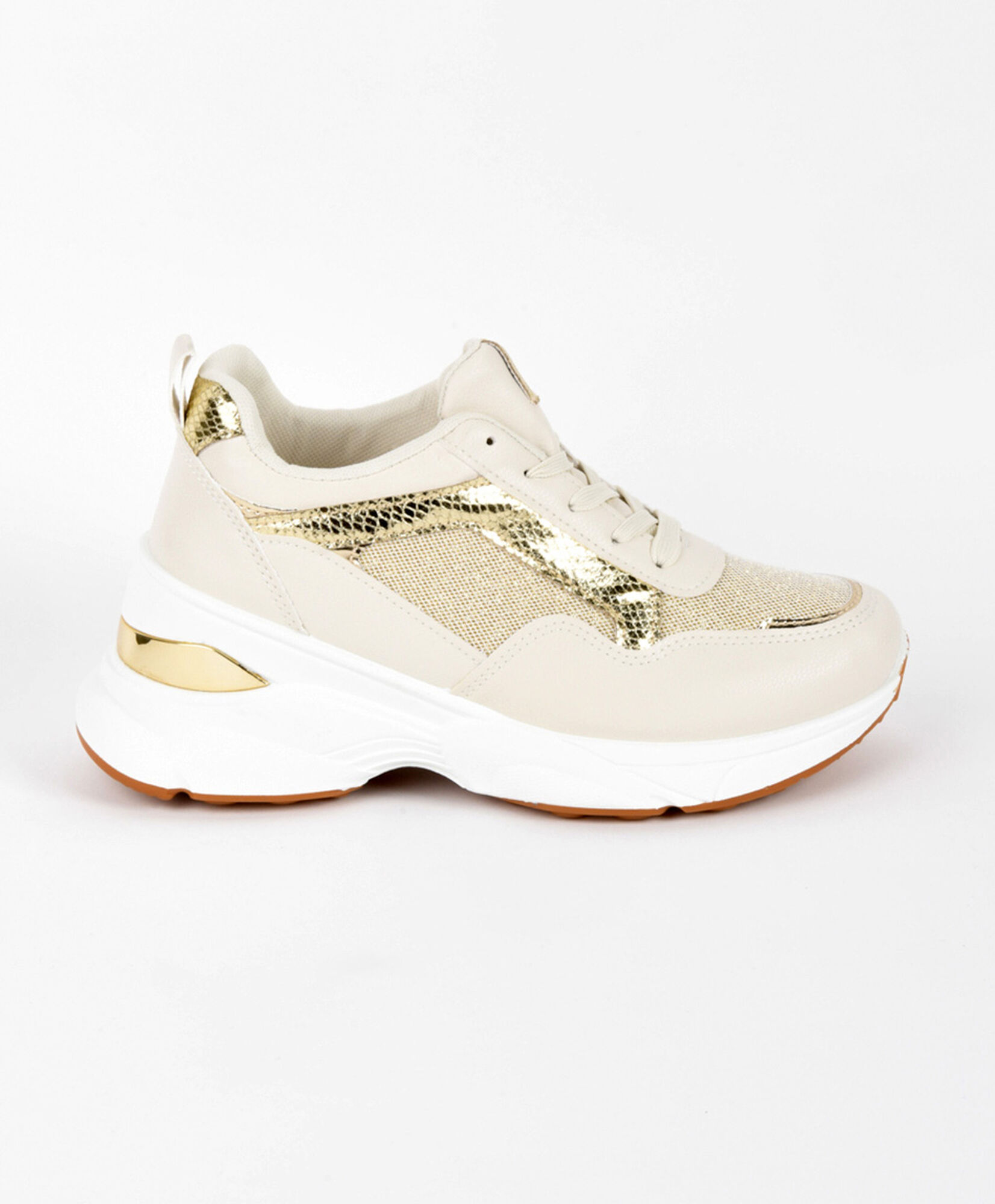 Zapatilla mujer dorada Zapatilla mujer dorada