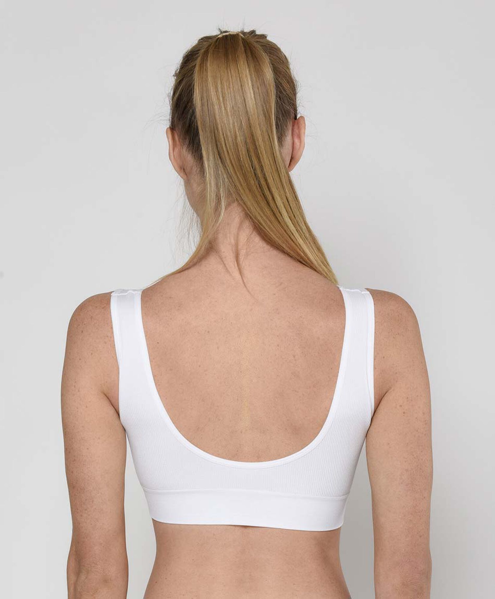 Peto mujer seamless acanalado escote redondo Peto mujer seamless acanalado escote redondo