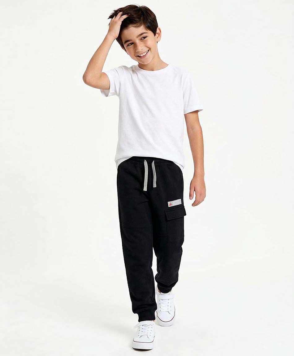 Pantal&oacute;n de buzo ni&ntilde;o linea black