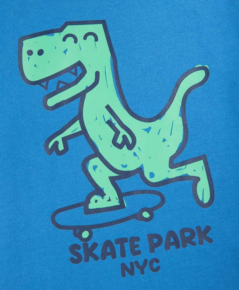 Polera beb&eacute; manga larga dino skate