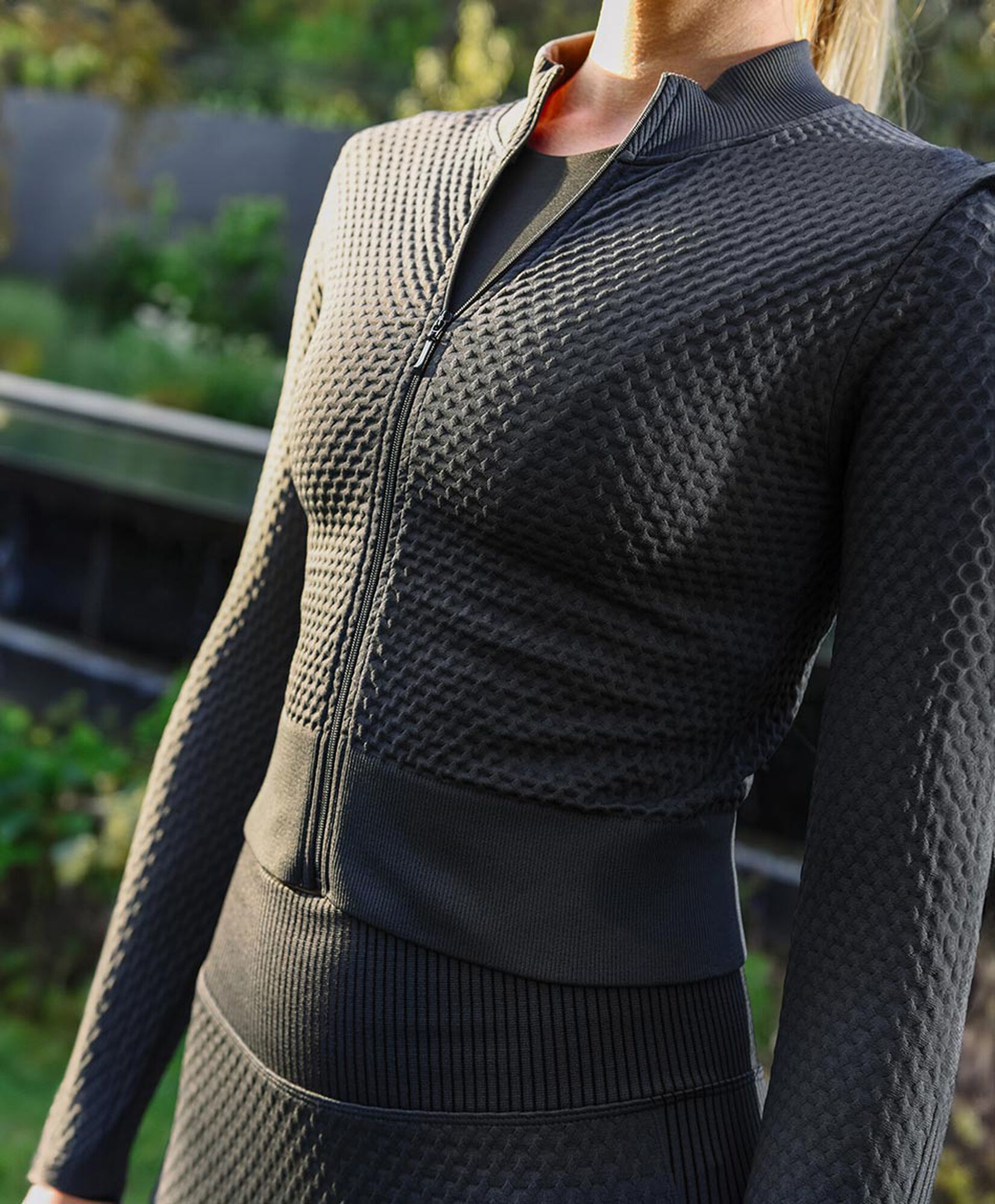 Polerón deportivo mujer seamless crop Polerón deportivo mujer seamless crop