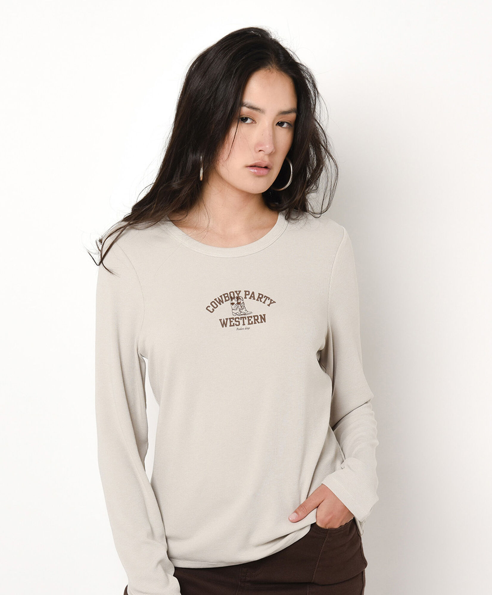 Polera mujer bordado western Polera mujer bordado western