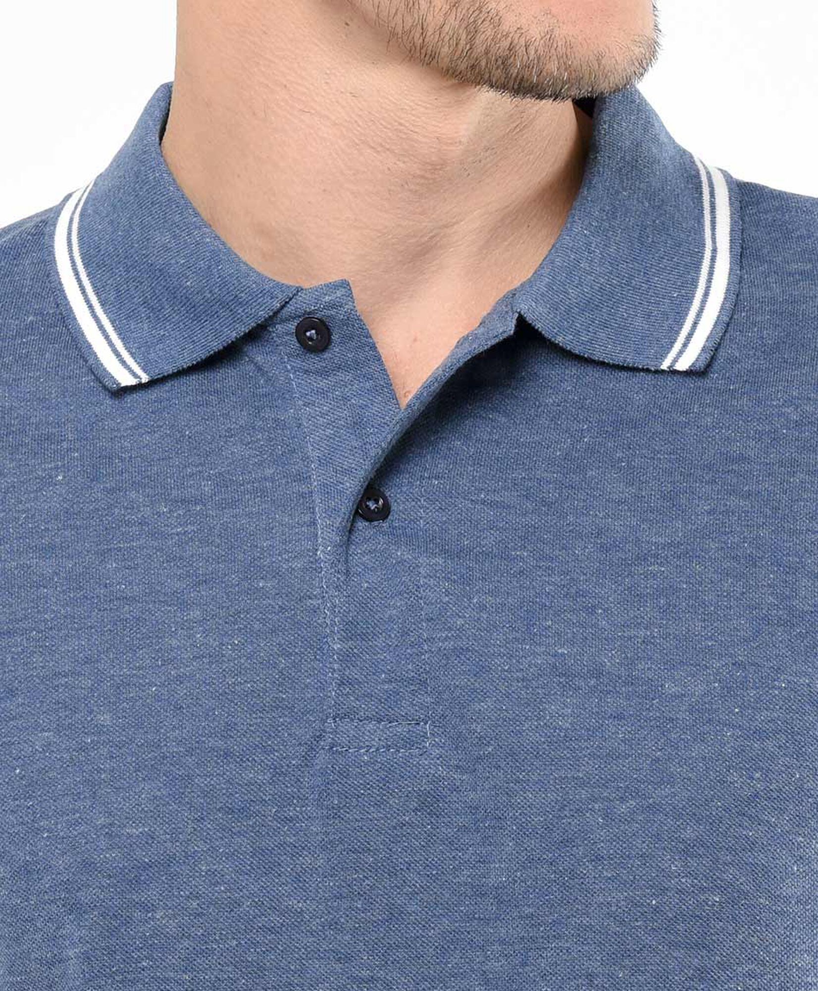 Polera hombre polo azul Polera hombre polo azul