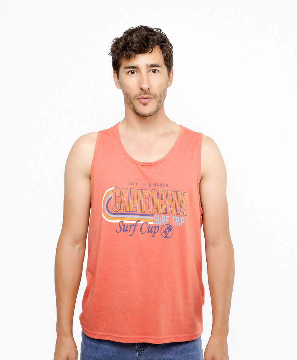 Polera hombre surf california