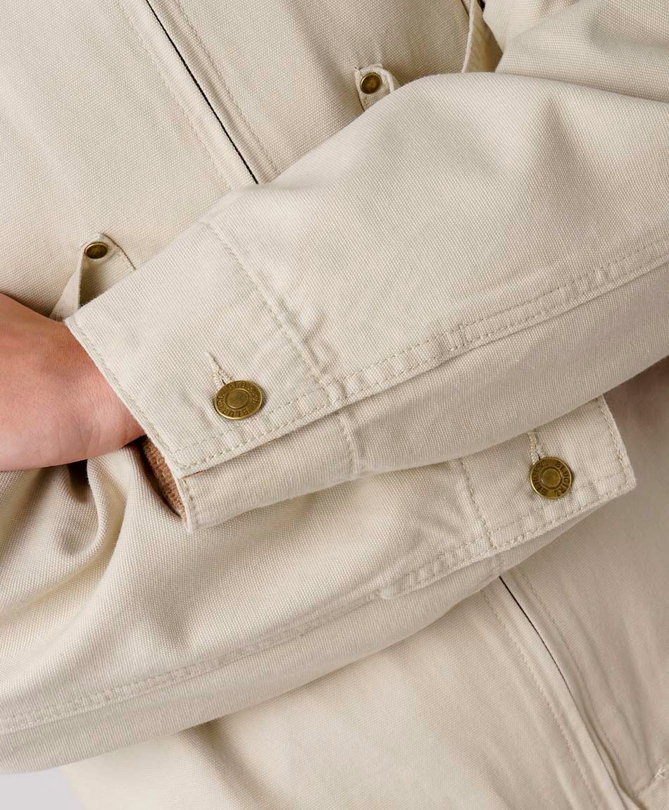 Chaqueta mujer canvas cuello corderoy