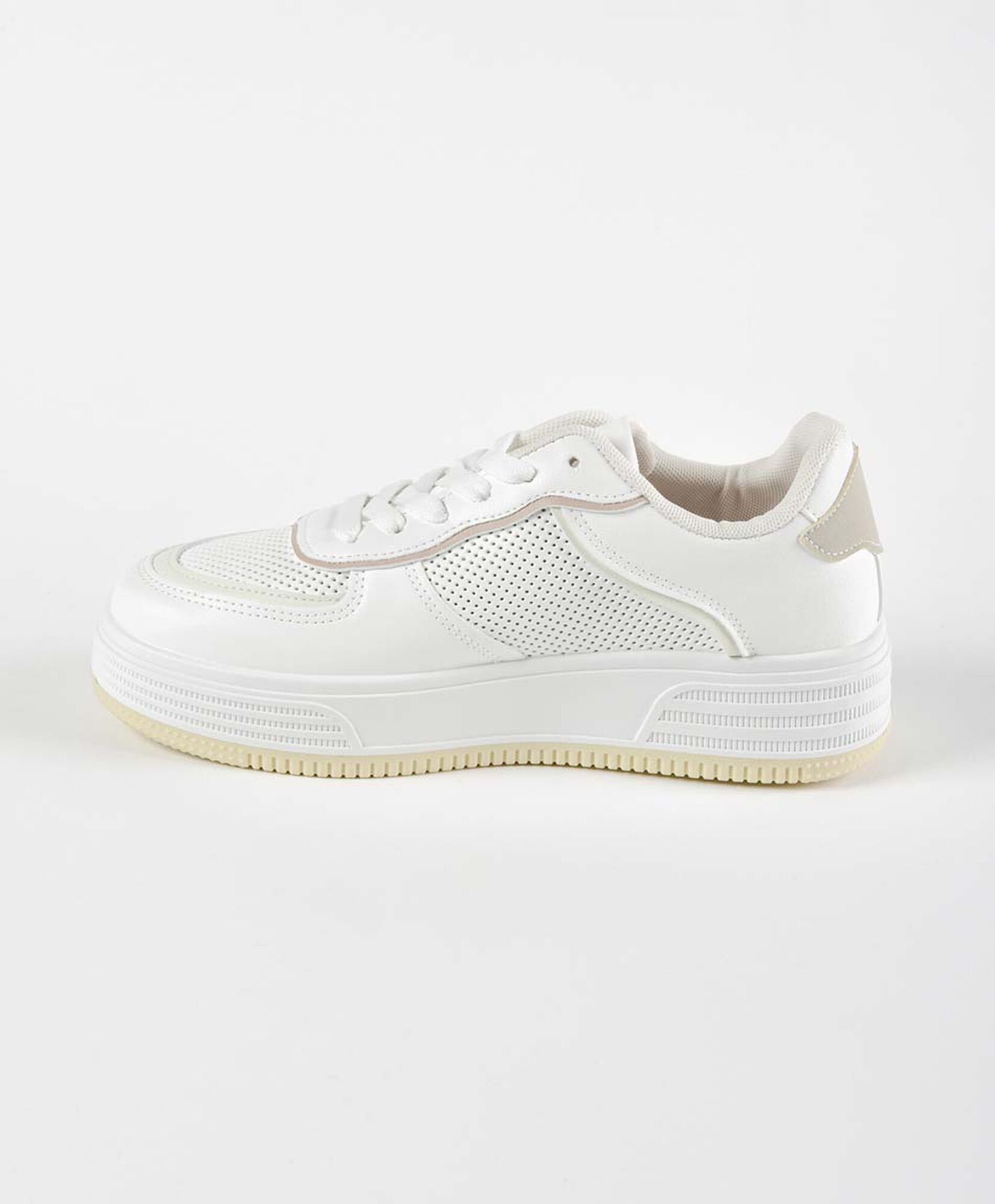 Zapatilla mujer lisa malla plataforma Zapatilla mujer lisa malla plataforma