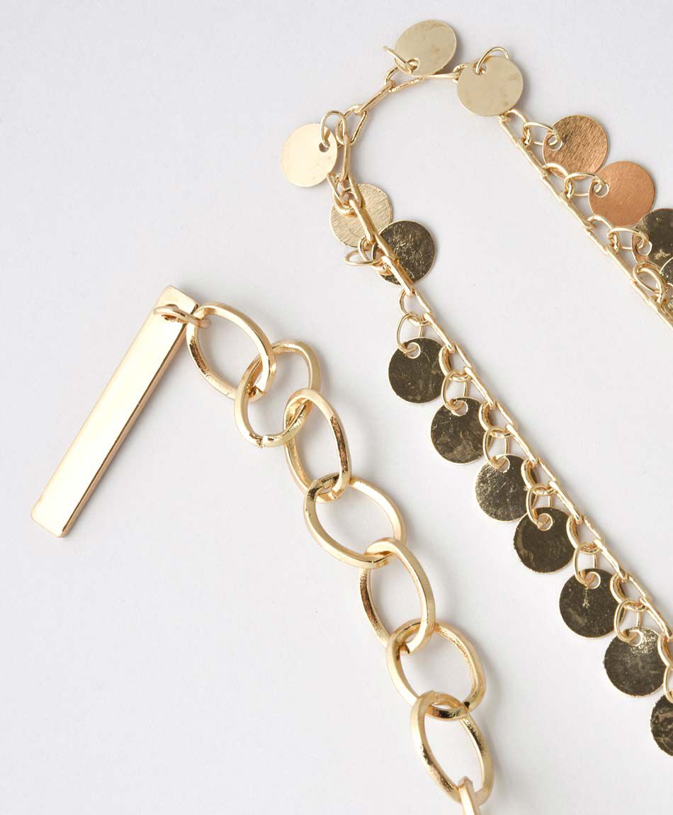 Collar doble c&iacute;rculos
