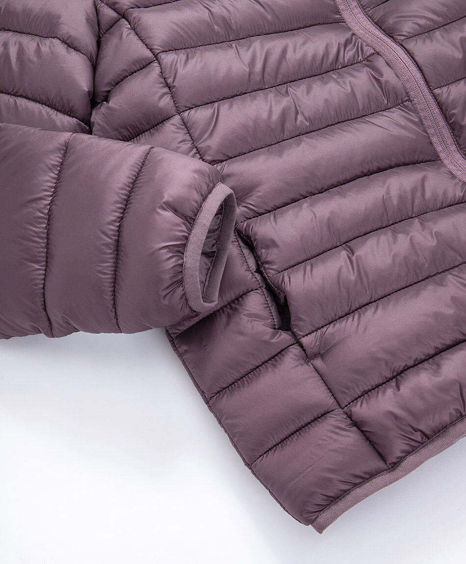 Parka ni&ntilde;a  con capucha purple