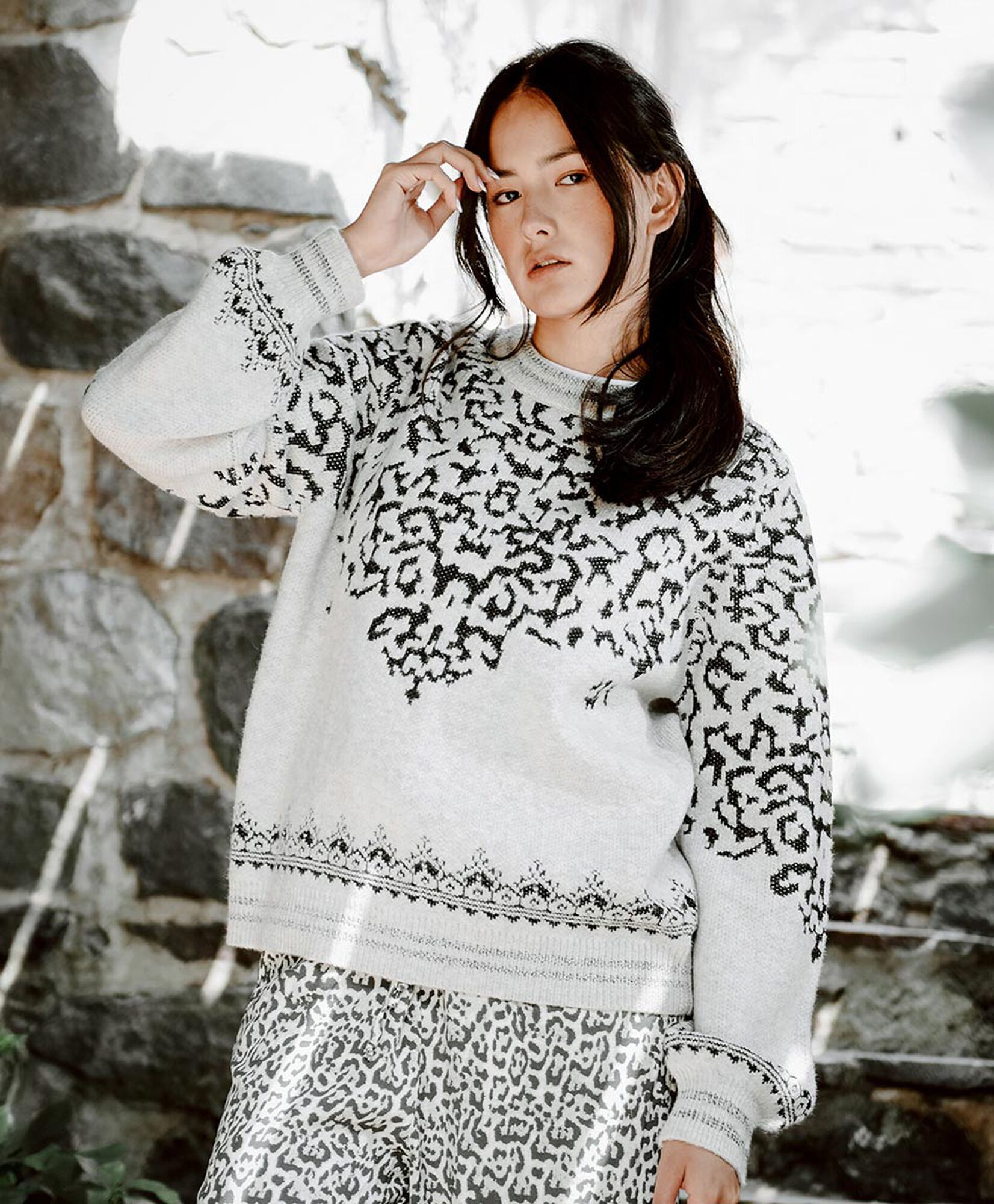 Sweater mujer estampado animal print Sweater mujer estampado animal print