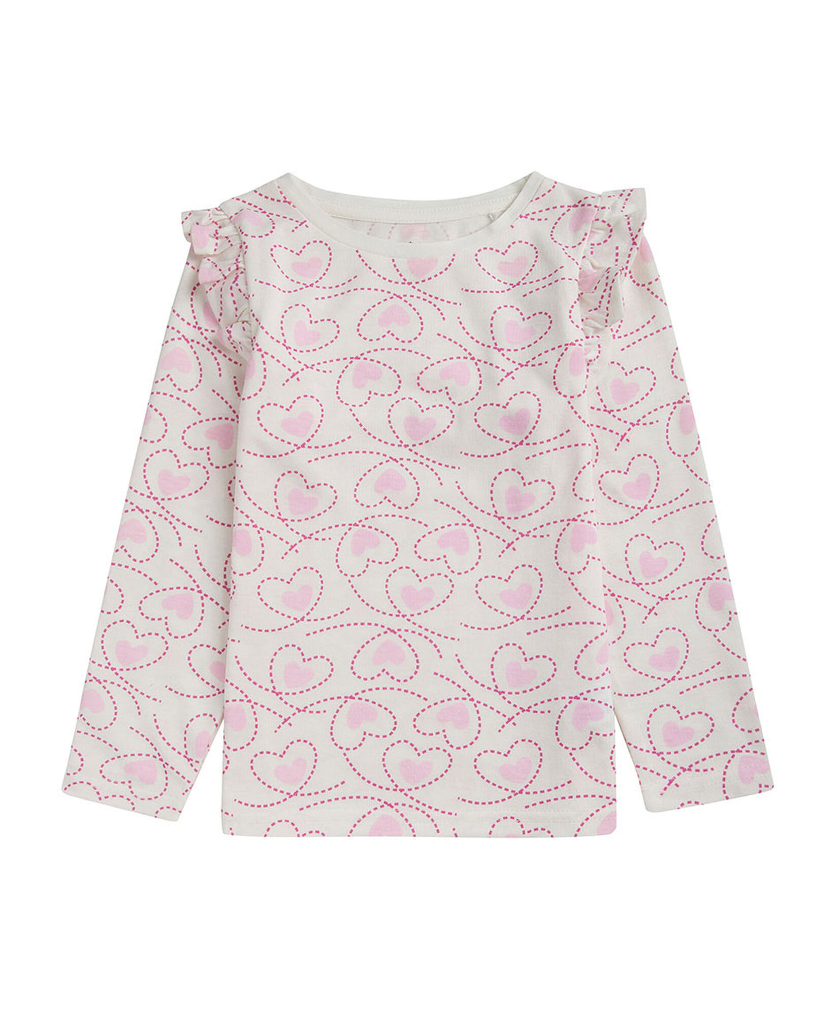 Polera bebé corazones vuelos Polera bebé corazones vuelos