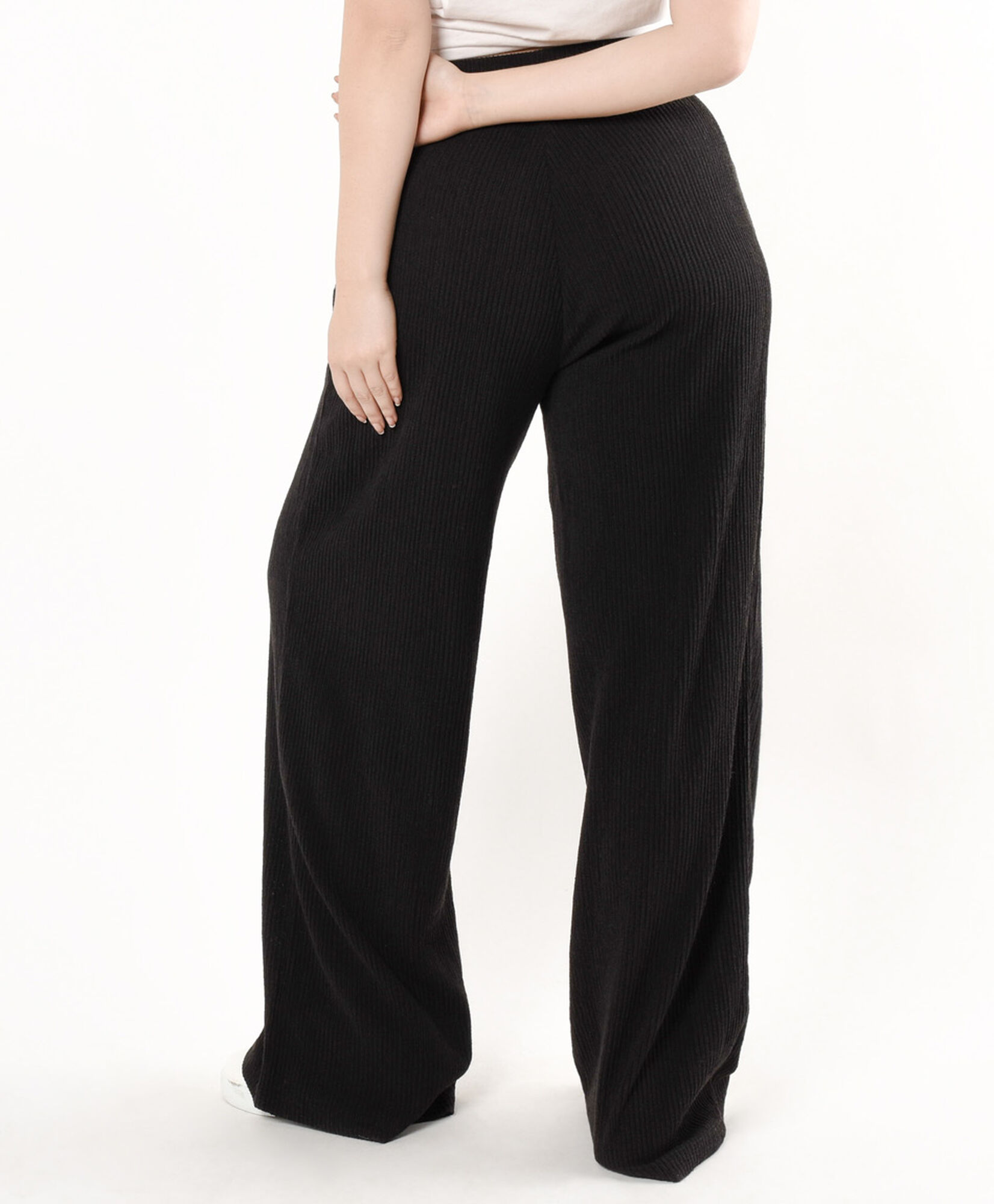 Pantalón mujer jacquard wide Pantalón mujer jacquard wide