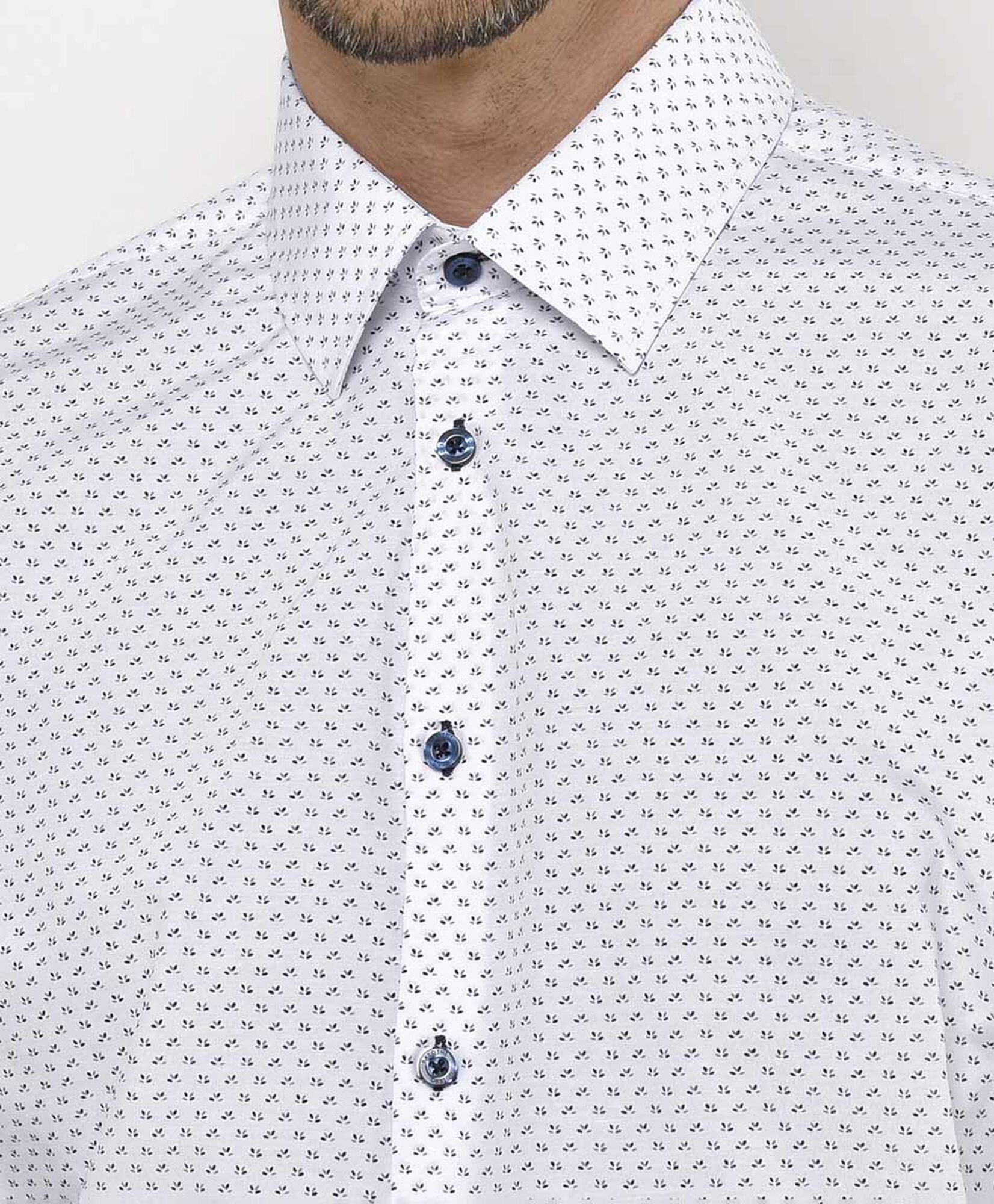 Camisa hombre mini flor Camisa hombre mini flor