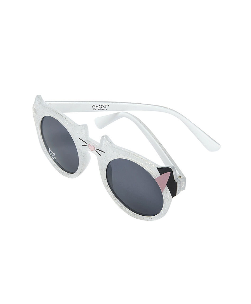 Lente ni&ntilde;a gato gris