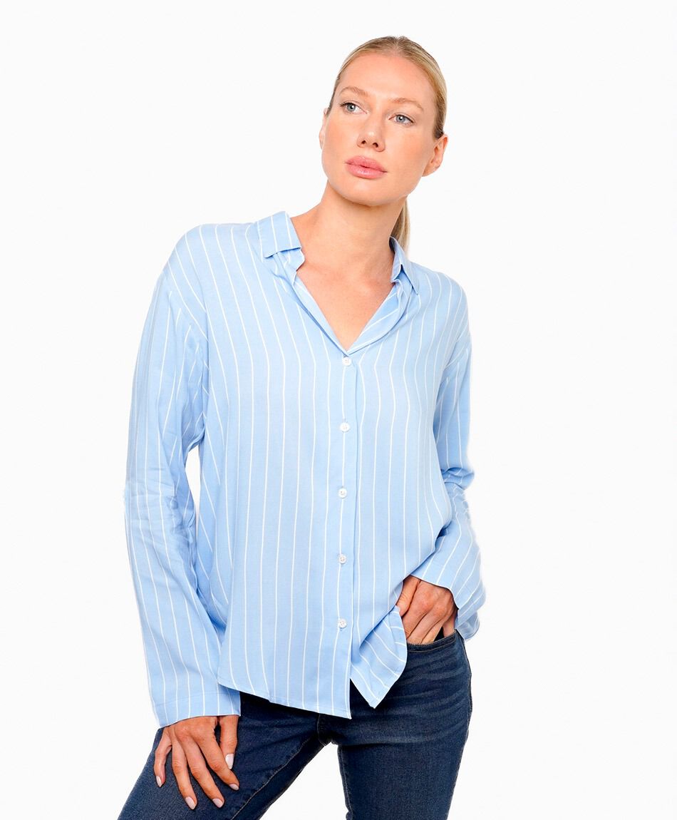Blusa mujer rayas elegantes
