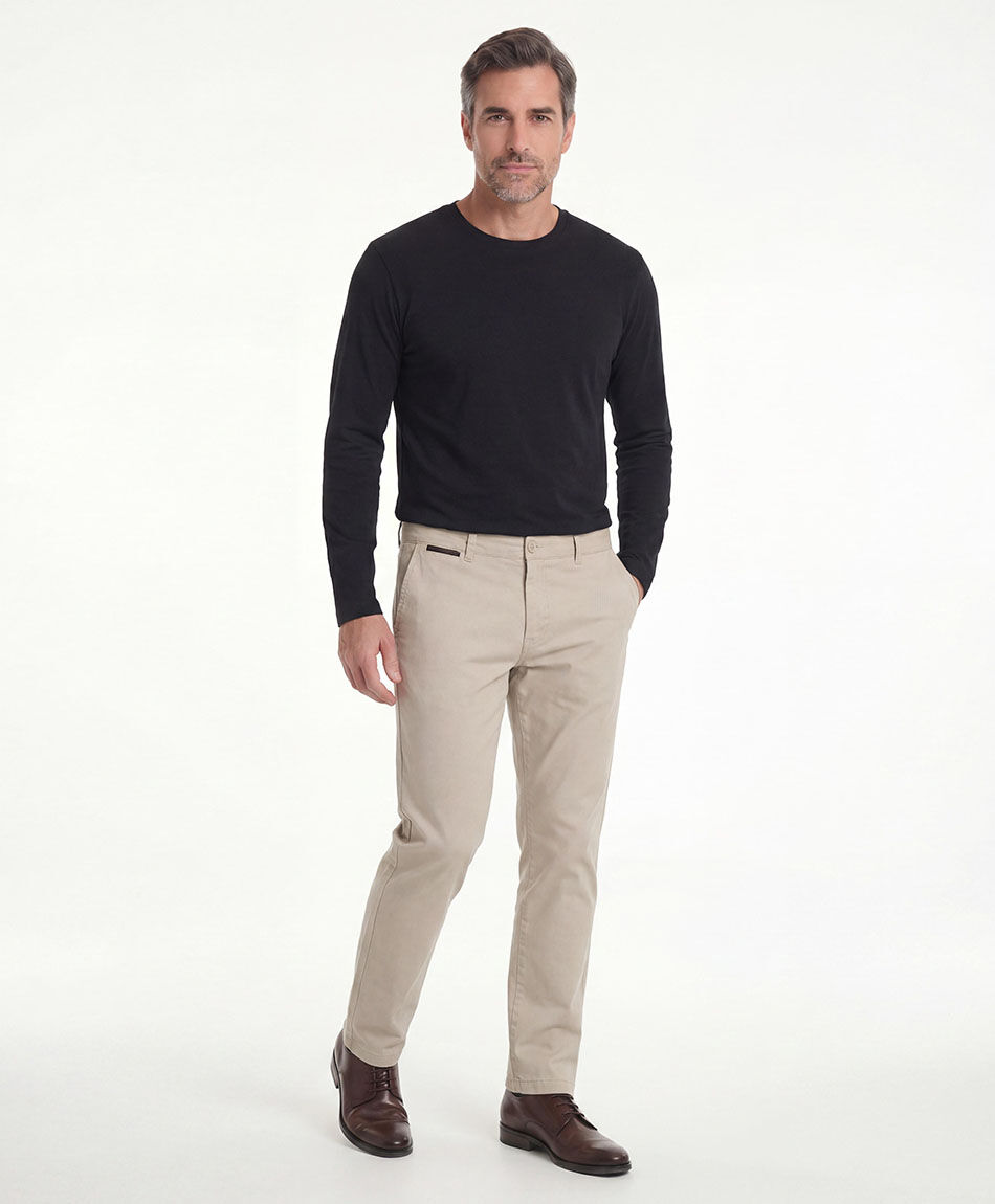 Pantal&oacute;n hombre beige