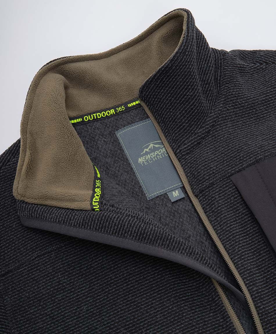 Chaqueta deportiva hombre sin gorro outdoor