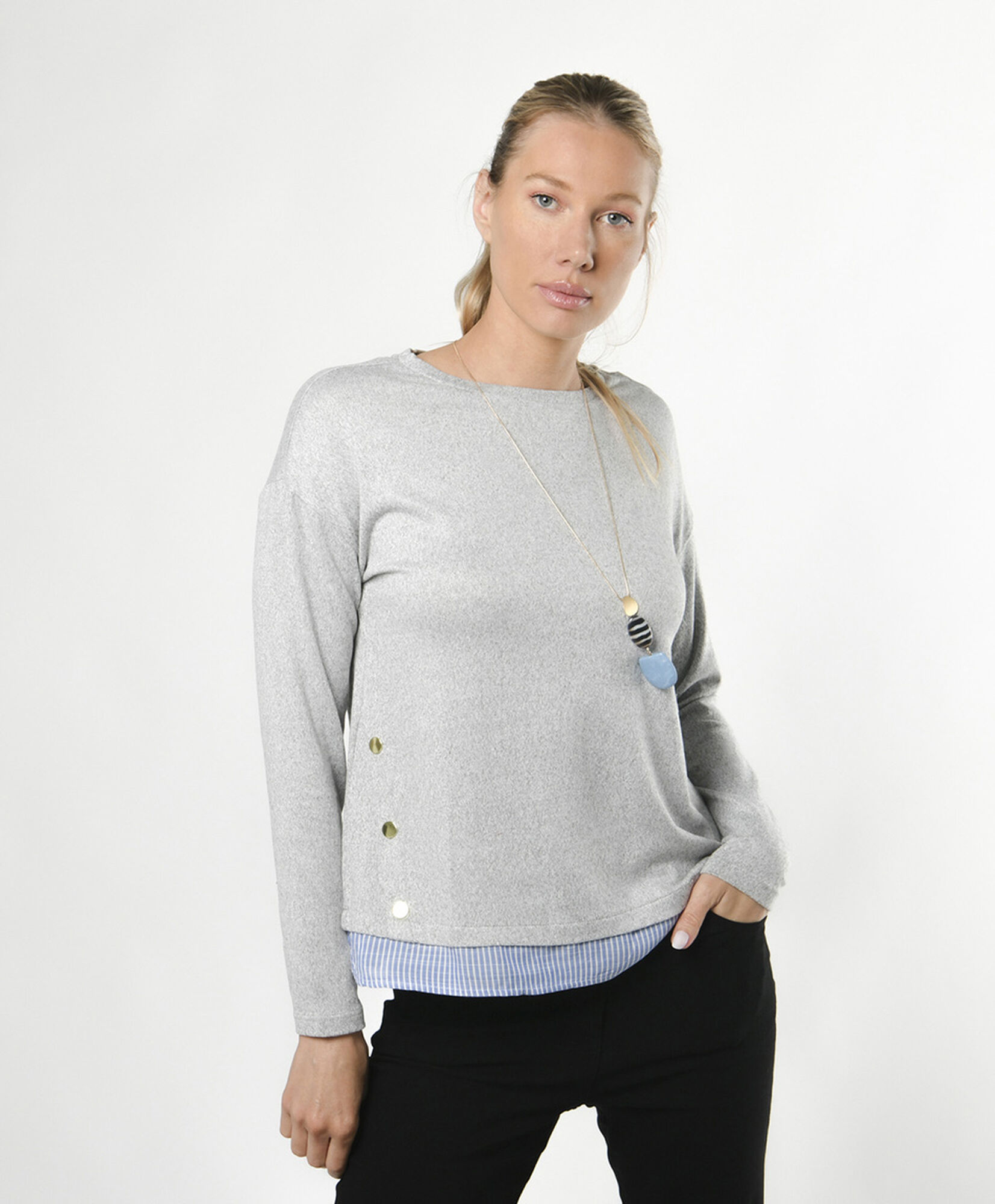 Polera mujer lanosa basta doble Polera mujer lanosa basta doble