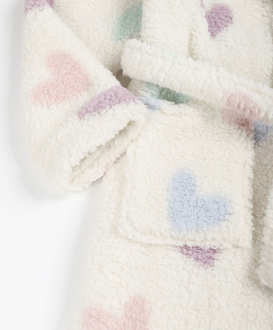 Bata mujer chiporro corazones