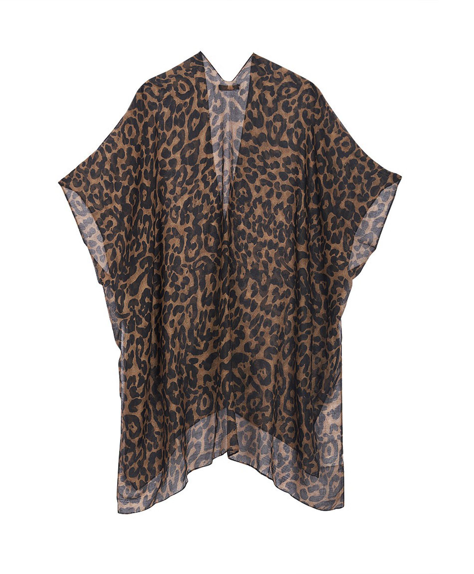 Pareo mujer animal print café Pareo mujer animal print café