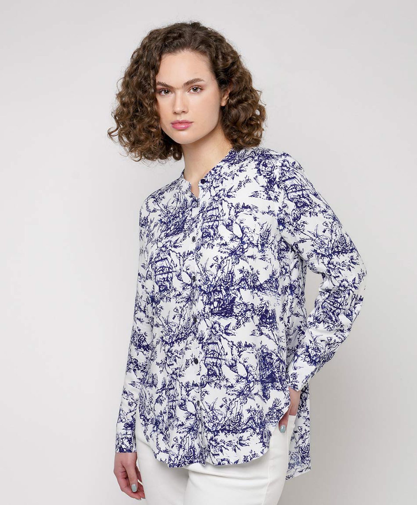 Blusa mujer estampado larga Blusa mujer estampado larga