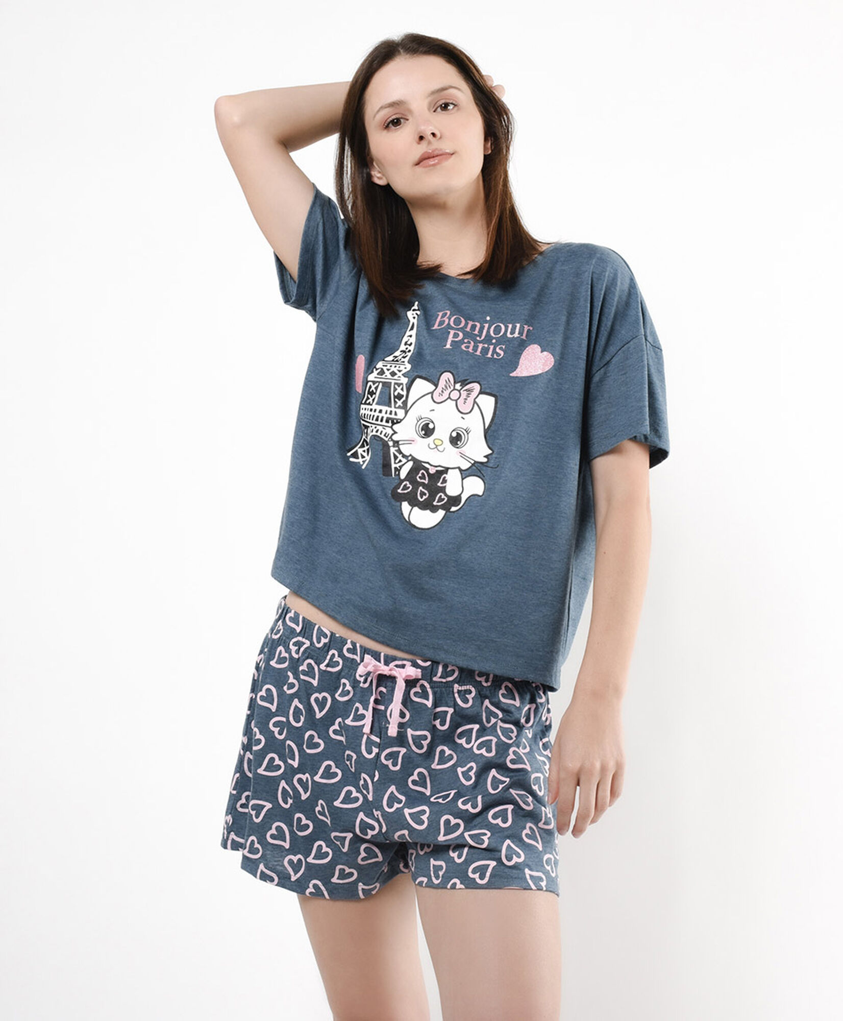 Pijama mujer gatito paris Pijama mujer gatito paris