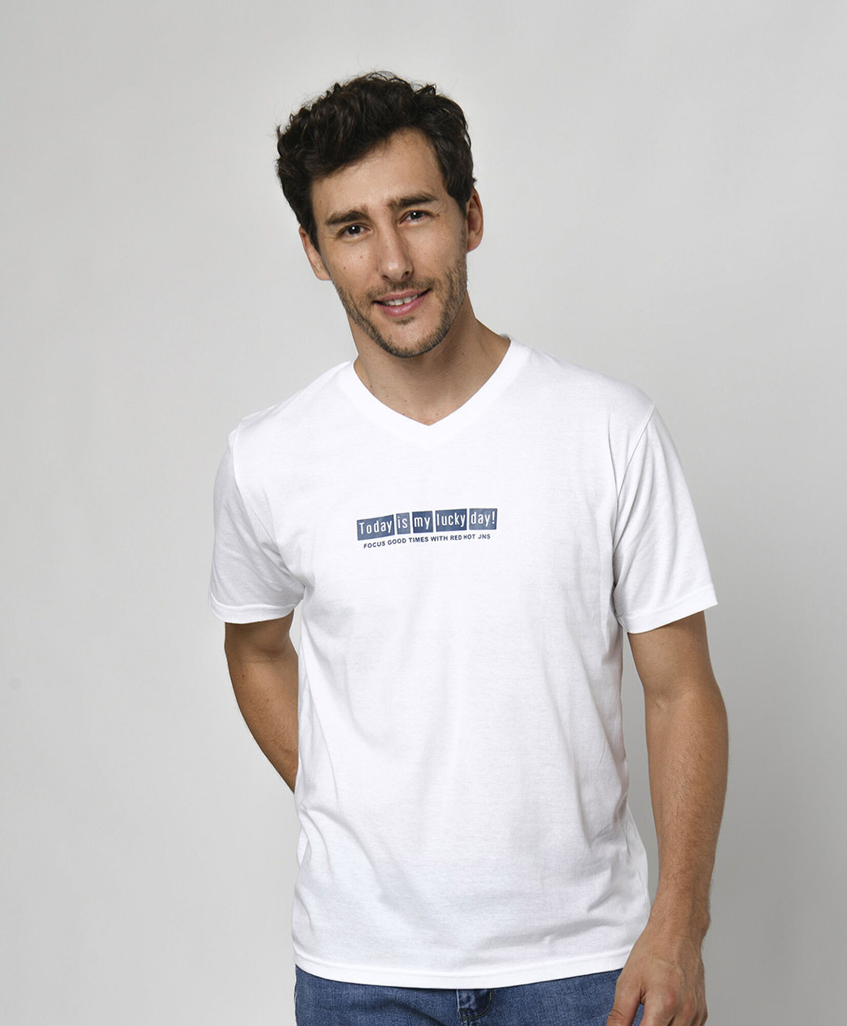 Polera hombre texto Polera hombre texto