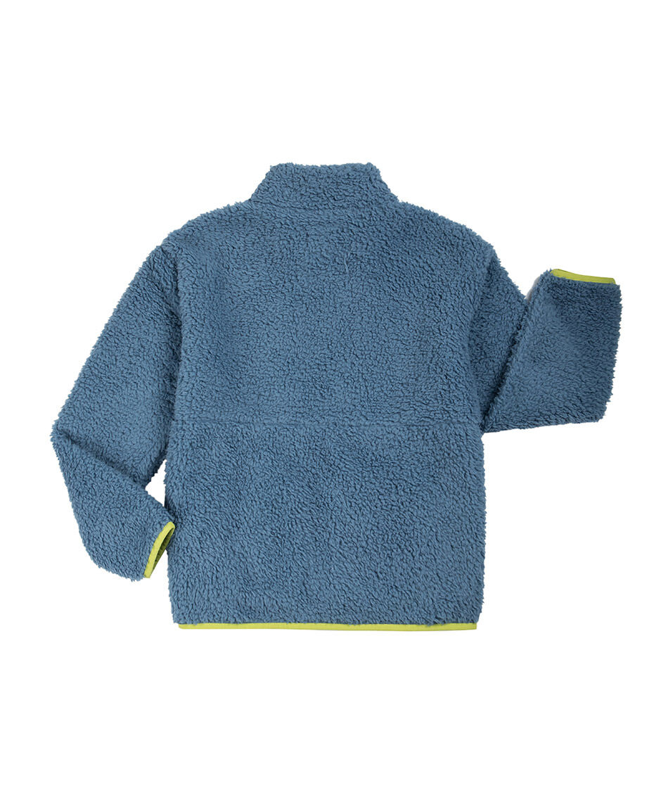 Poler&oacute;n ni&ntilde;o sin gorro sherpas blue