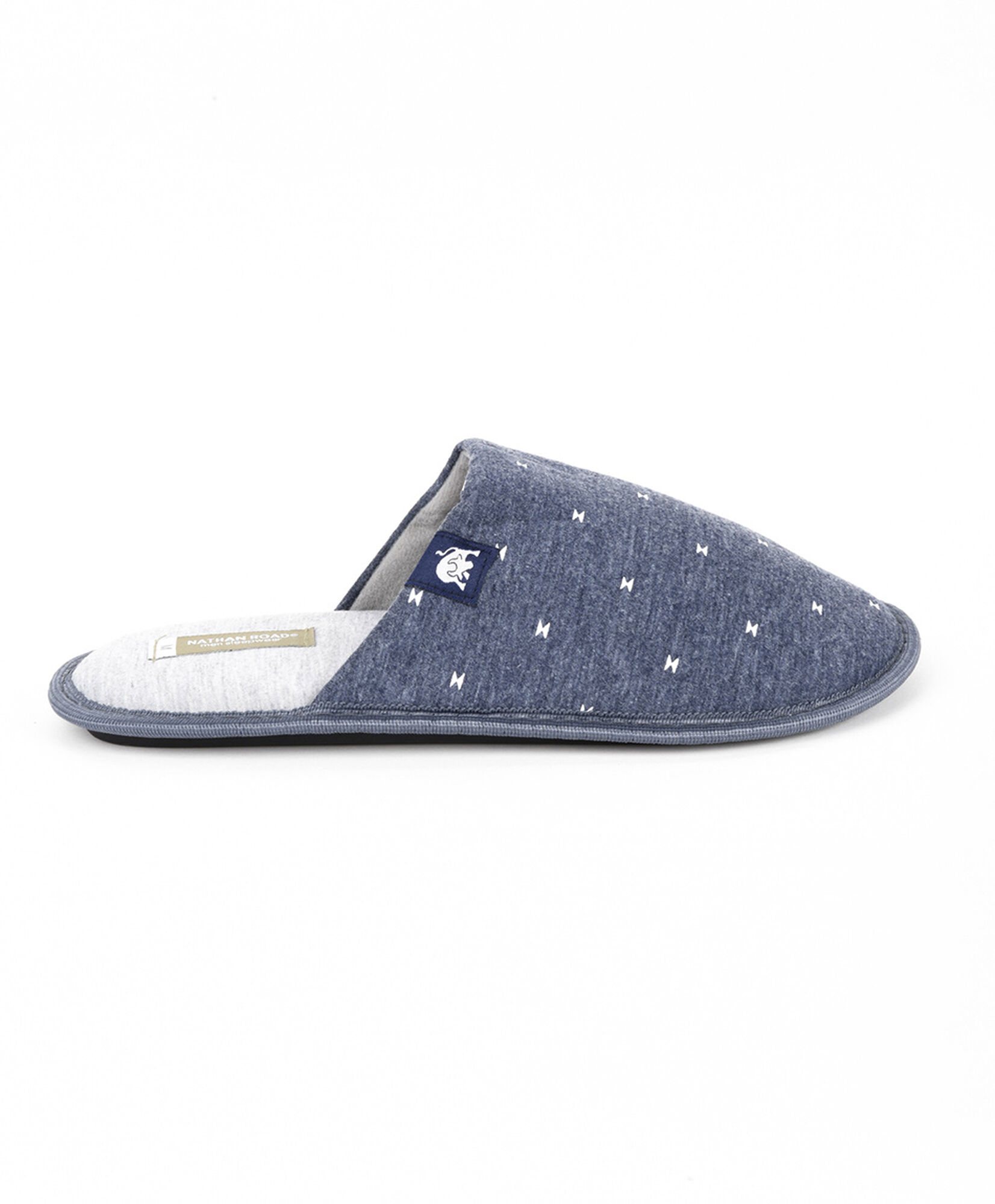 Pantufla hombre azul diseño Pantufla hombre azul diseño