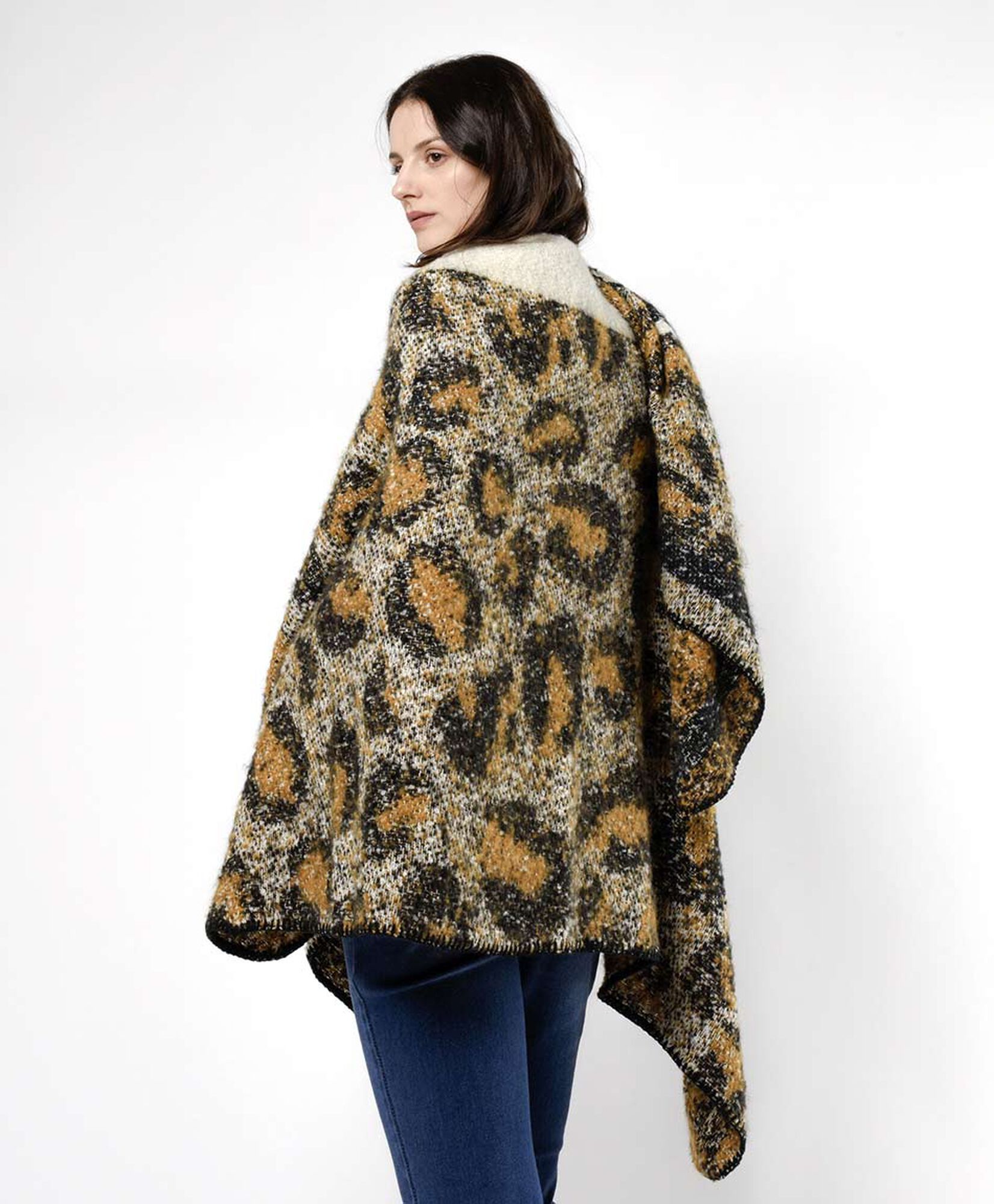 Ruana mujer animal print Ruana mujer animal print