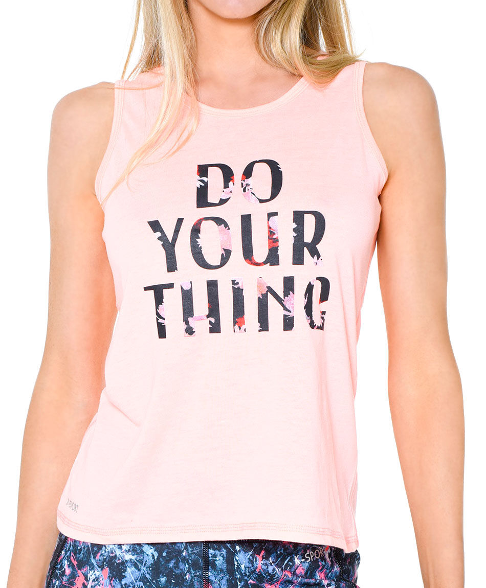 Polera deportiva print