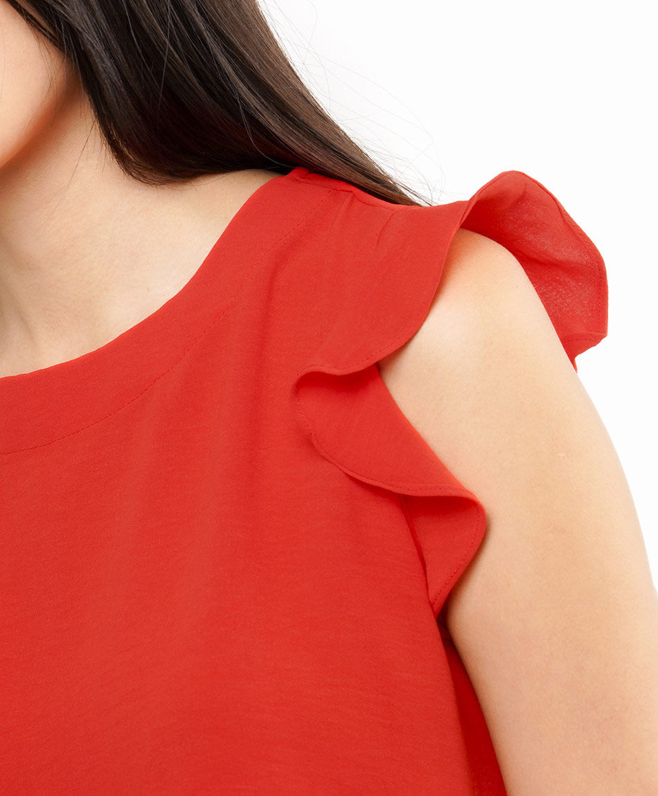 Blusa mujer manga vuelo