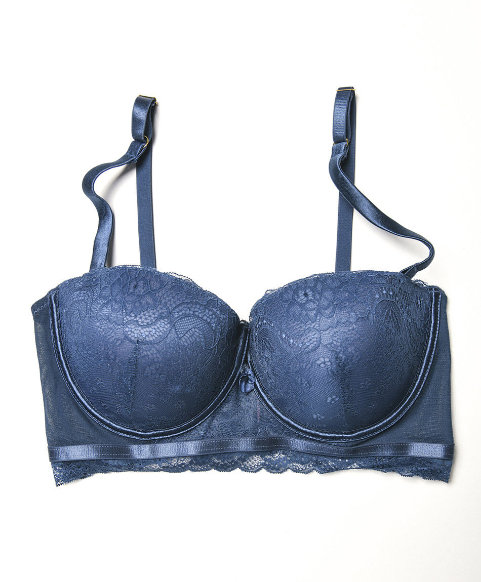 Sost&eacute;n mujer encaje mandalas blue