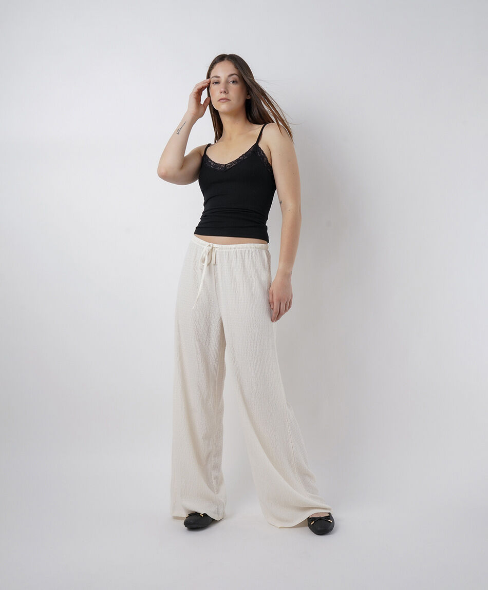 Pantal&oacute;n mujer jacquard