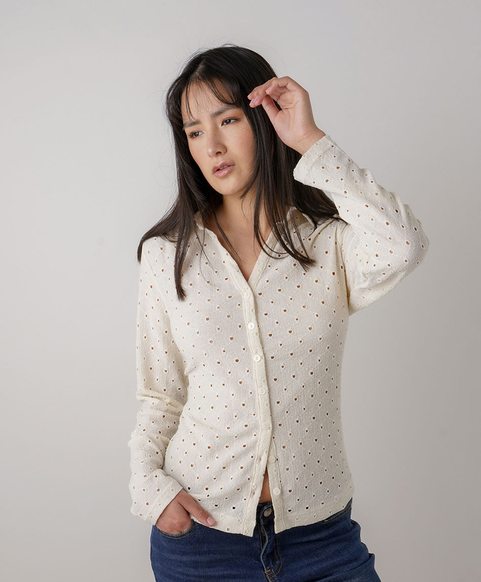 Blusa mujer calada