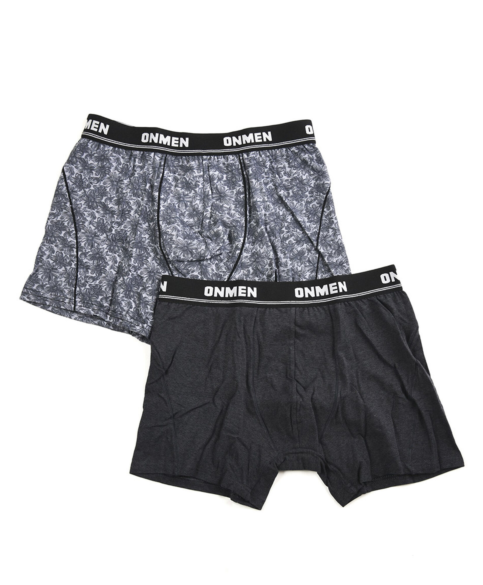 Pack 2 boxer hombre floreado y liso Pack 2 boxer hombre floreado y liso