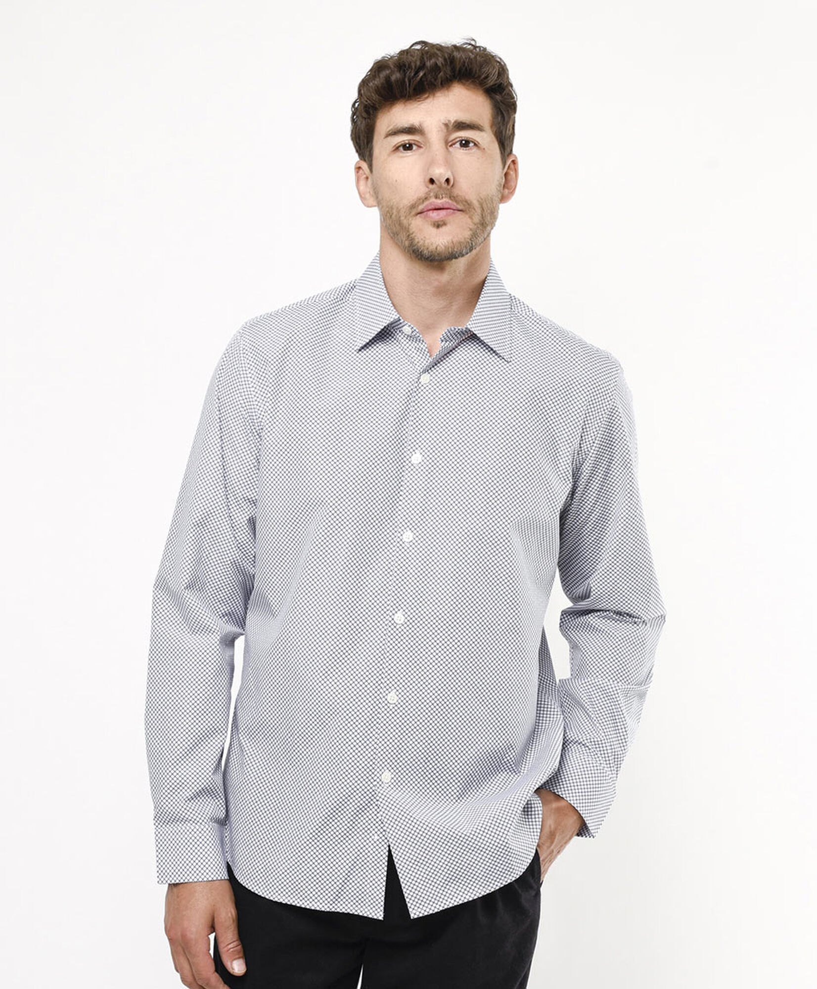 Camisa hombre mini círculos Camisa hombre mini círculos