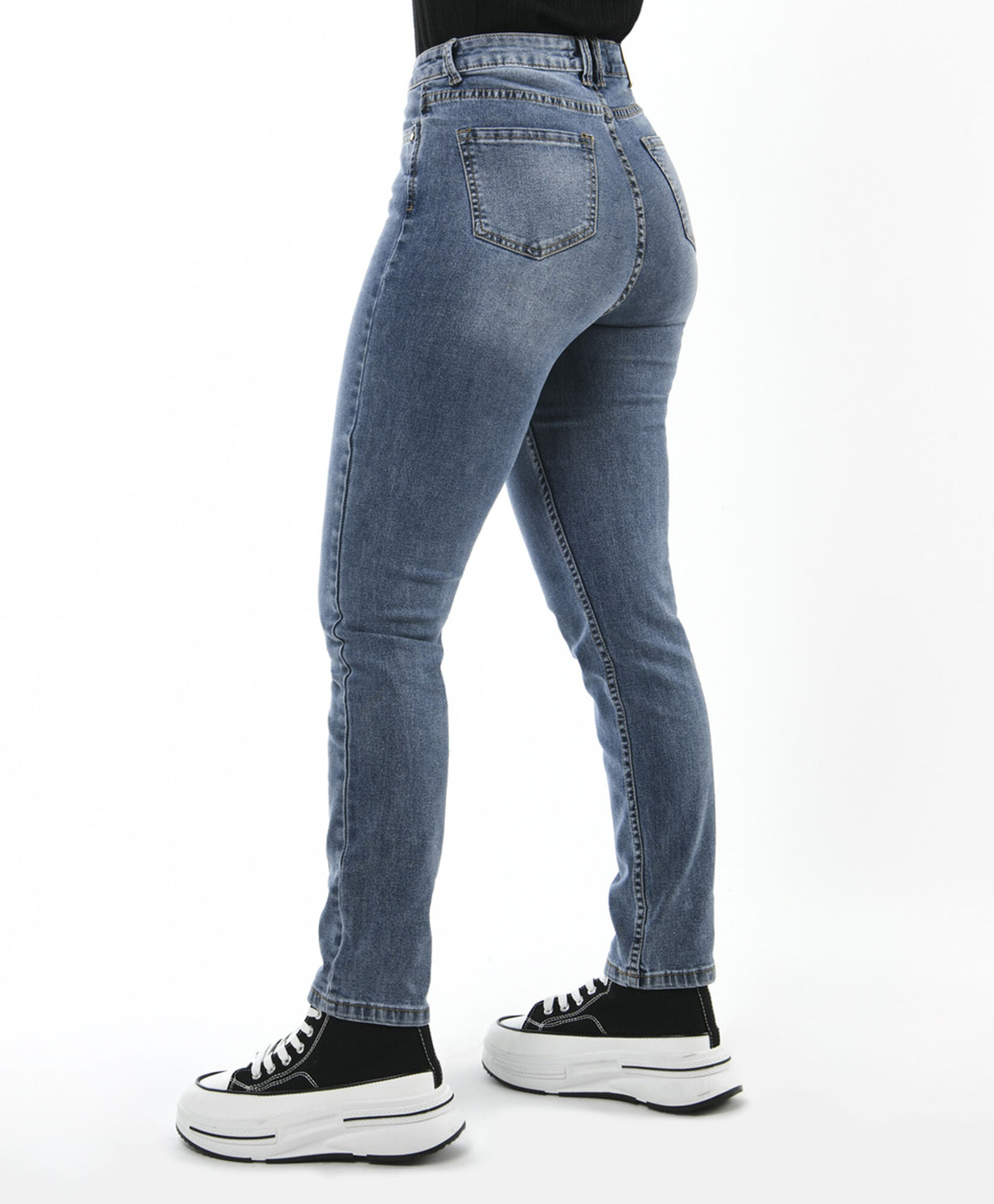 Jeans mujer tiro alto skinny fit Jeans mujer tiro alto skinny fit
