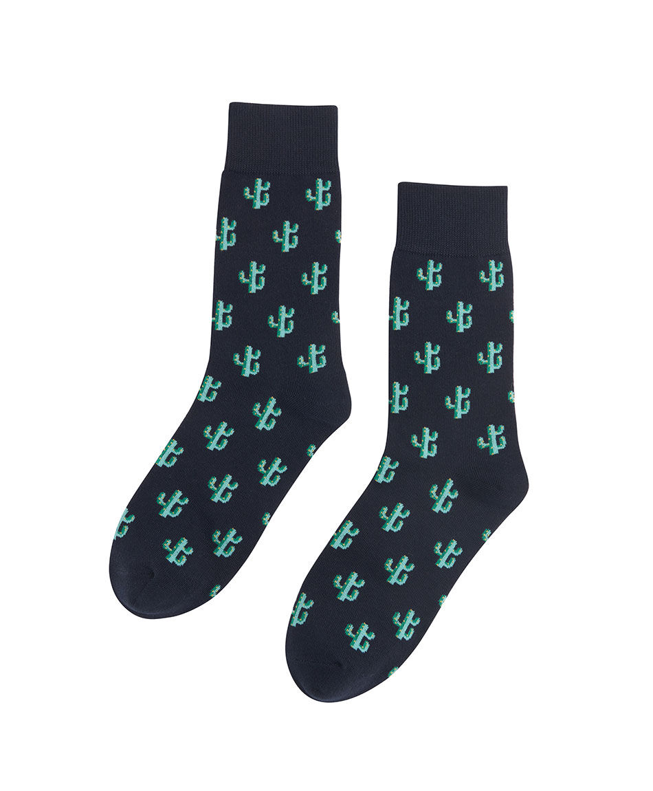 Pack 2 calcetines hombre cactus autos