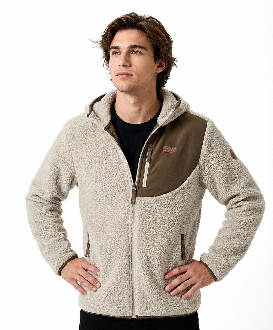 Chaqueta hombre chiporro contraste