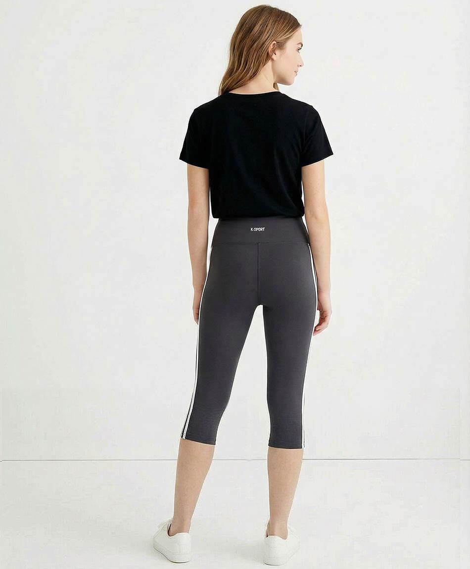 Calza deportiva mujer 3/4 negra