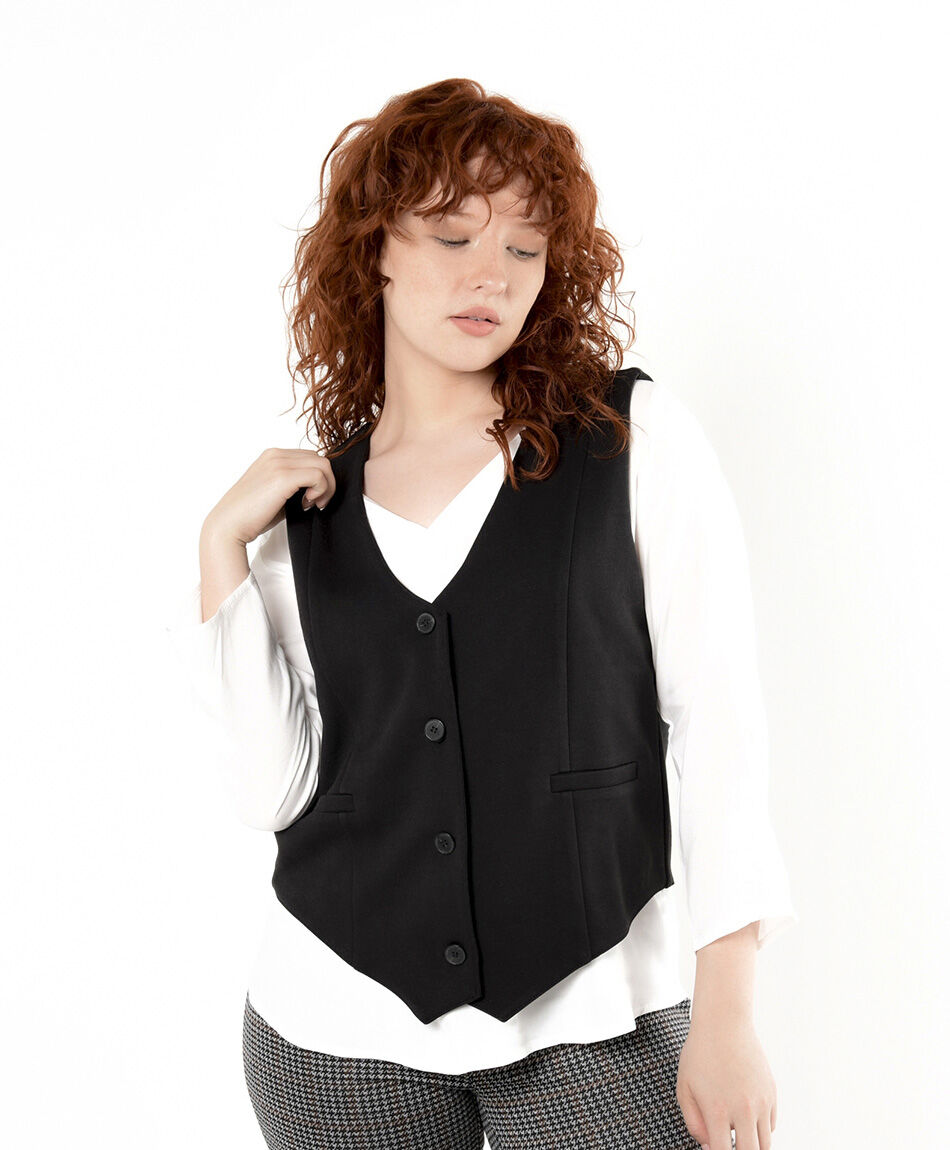 Vest mujer costuras