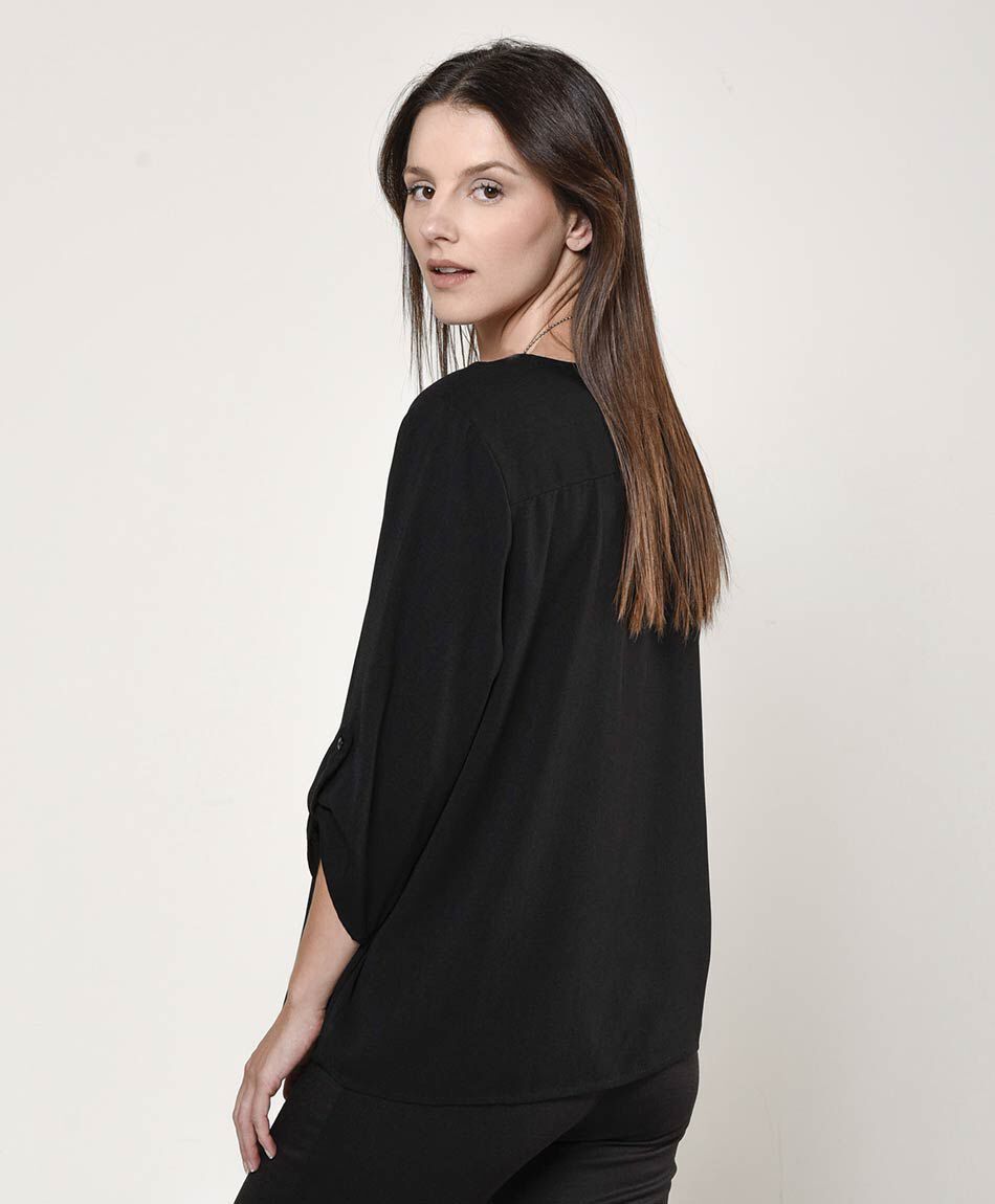 Blusa mujer pinza frontal
